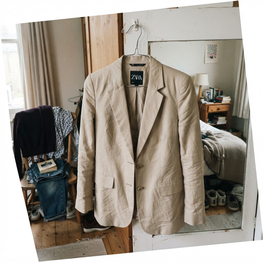 Zara Zara Blazer Beige Gr. M Size M