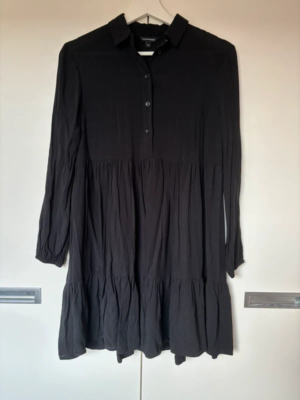 Clockhouse Clockhouse Stufenkleid Schwarz Gr. 34 Size 34