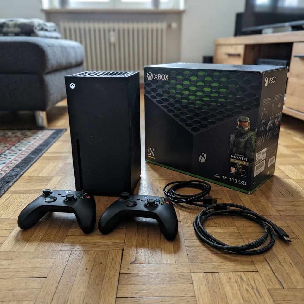 Microsoft Xbox Series X mit OVP und 2. Controller