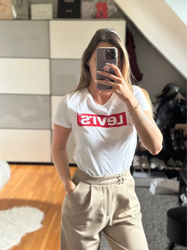 Levi's Levi's T-Shirt mit Batwing-Logo, Weiß, Gr. S Size S