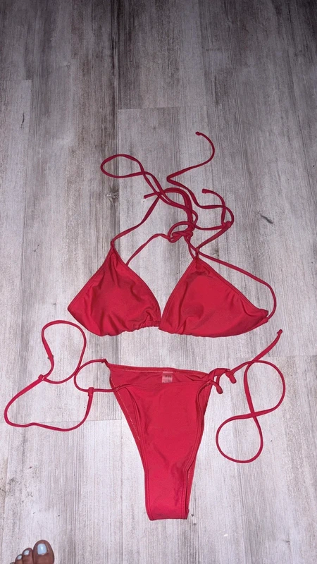 Bikinihose Batik pastell rosa/blau/lila Gr. S Size S