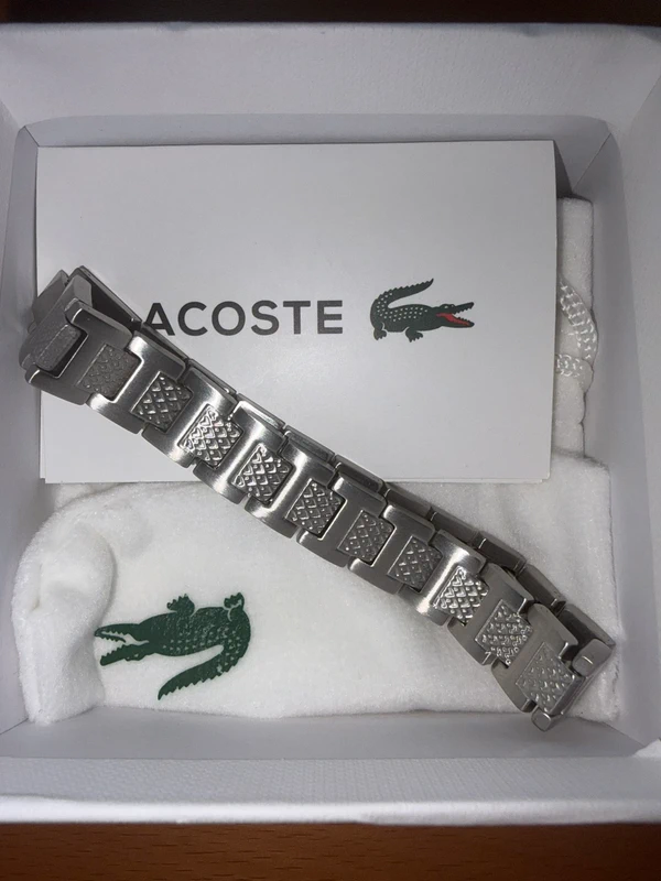 Lacoste Lacoste Armband Edelstahl silber mit Box