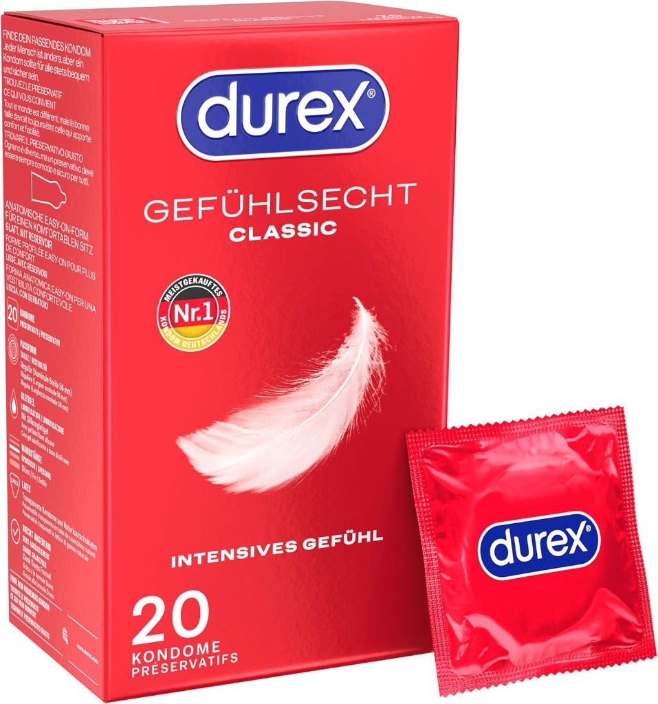Durex Durex Gefühlsecht Classic Kondome – 20 Stück