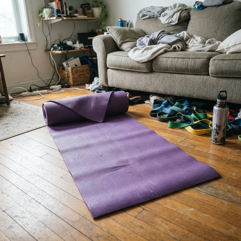 Yogamatte Lila – rutschfest