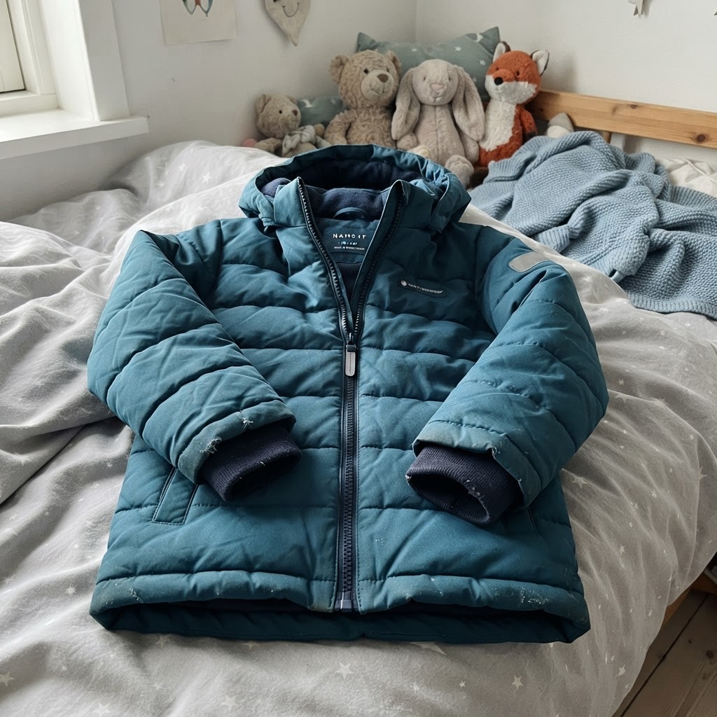 Kinder-Winterjacke Petrol Gr. 116 Size 116
