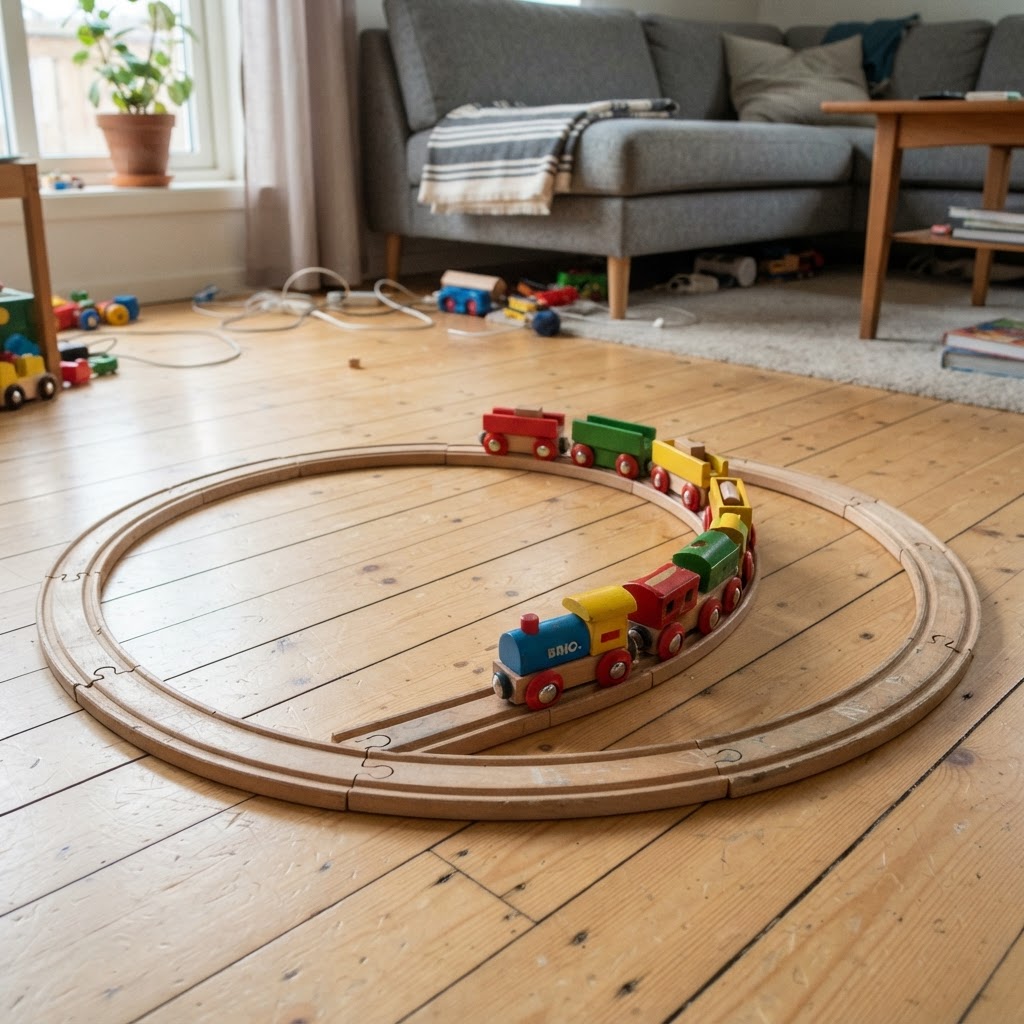 BRIO BRIO Holzeisenbahn Set mit Schienen und Zügen
