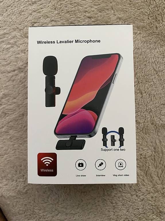 Wireless Lavalier Mikrofon für iPhone – neu & OVP