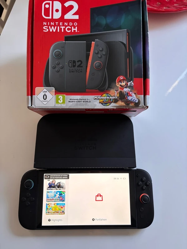 Nintendo Nintendo Switch 2 Konsole mit Mario Kart World Bundle