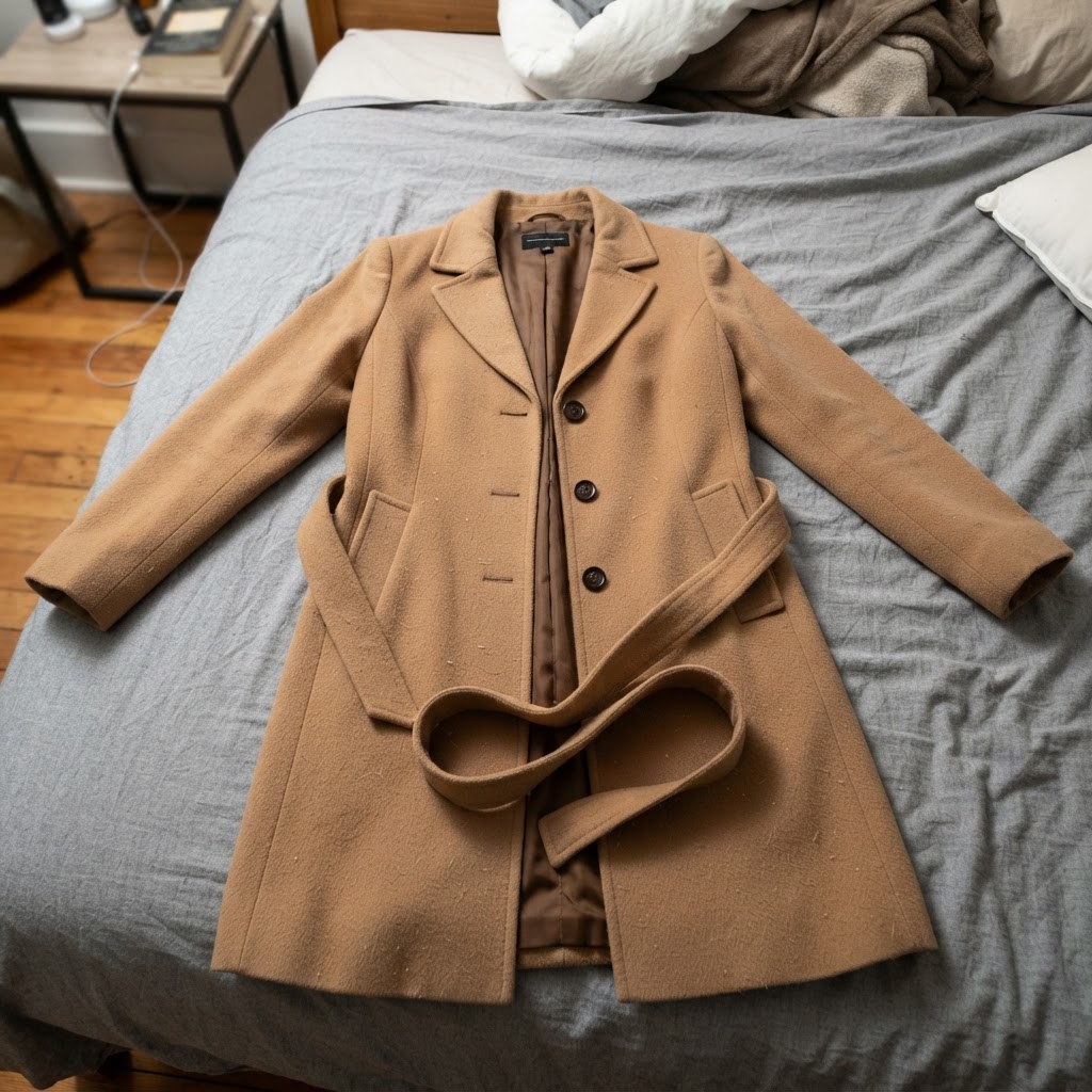 Mango Wollmantel Camel Gr. 40 – zeitloser Klassiker Size 40