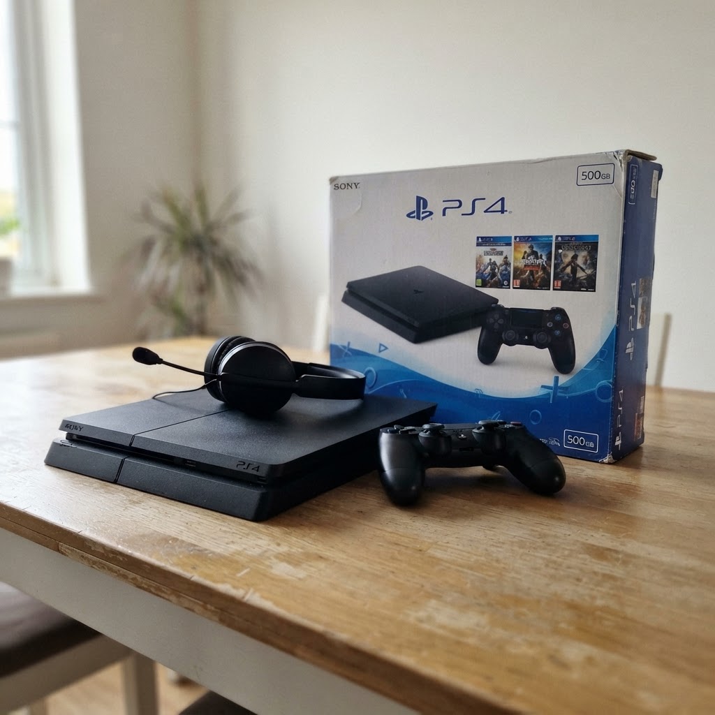 Sony PS4 Slim 1TB mit OVP und Zubehör