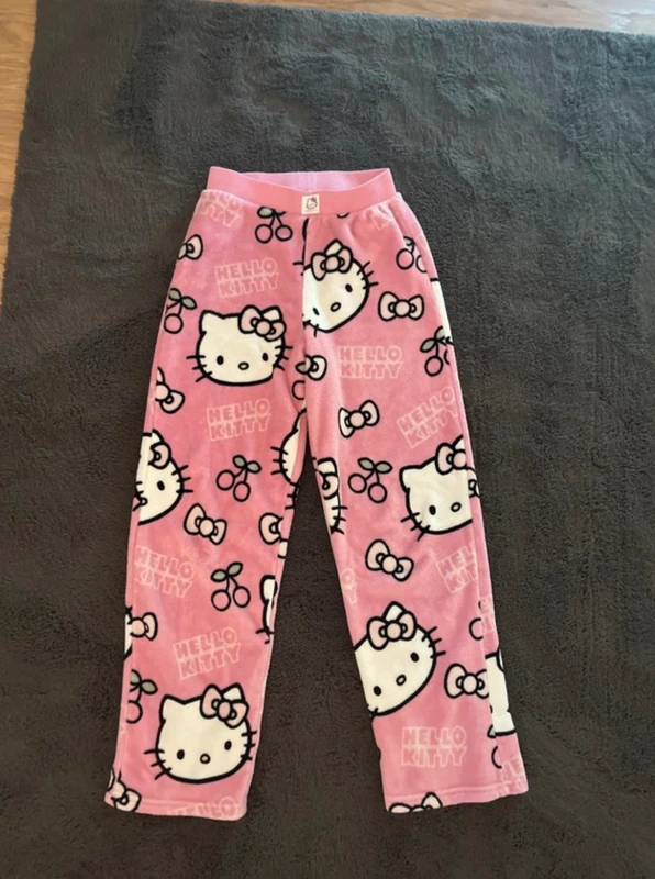 Primark Hello Kitty Fleece Pyjamahose Rosa Gr. S (Primark) Size S