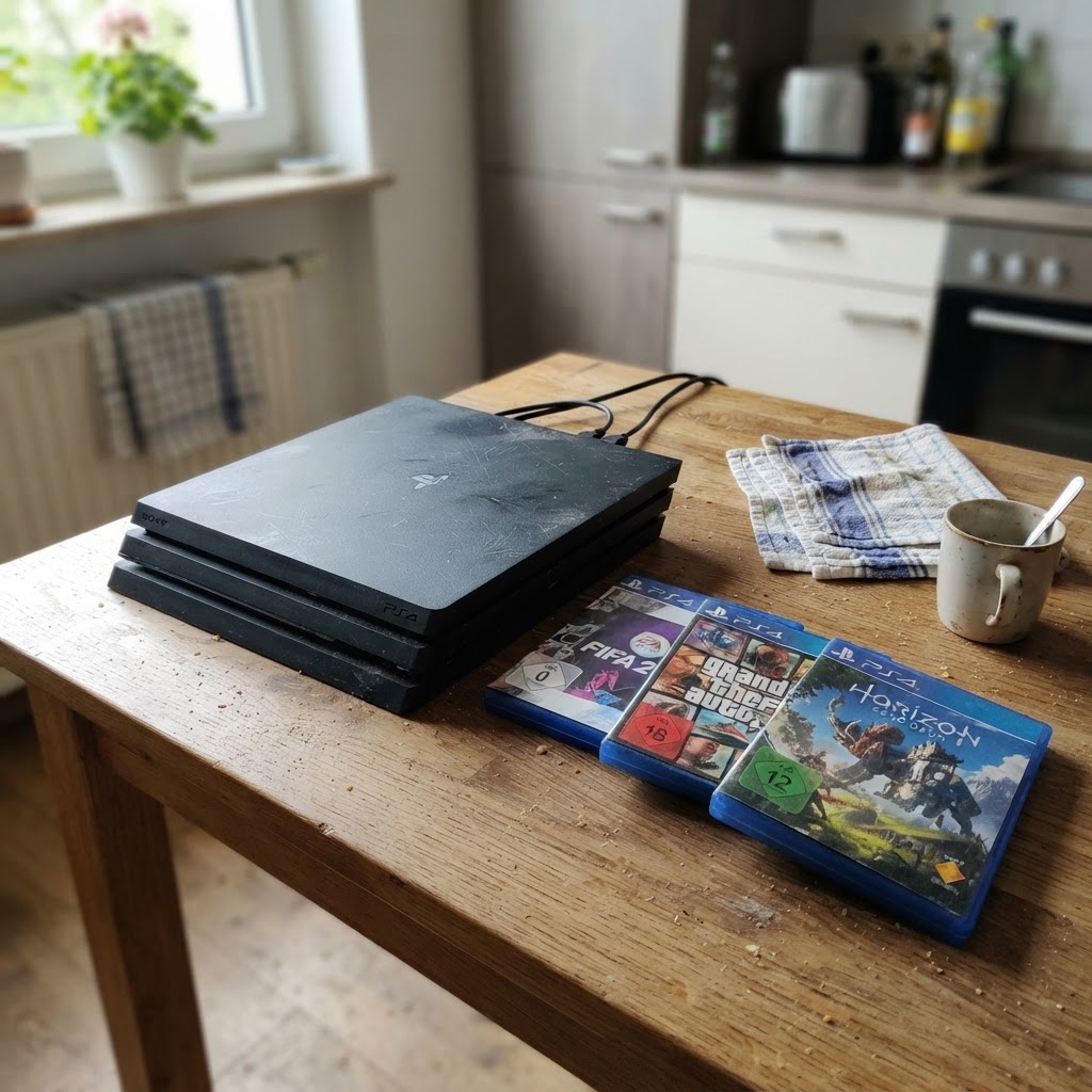 Sony PS4 Pro mit 3 Spielen