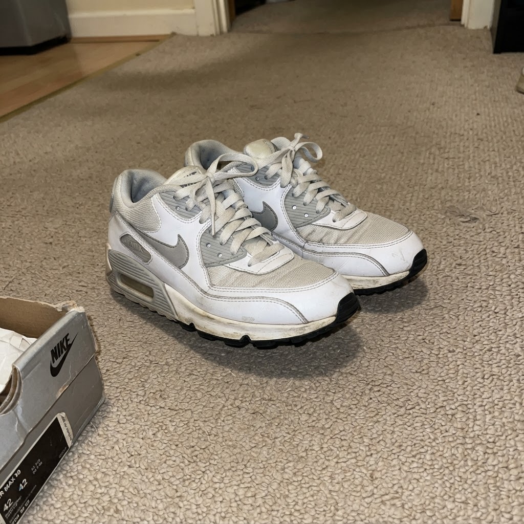 Nike Nike Air Max 90 Weiß/Grau Gr. 43 Size 43