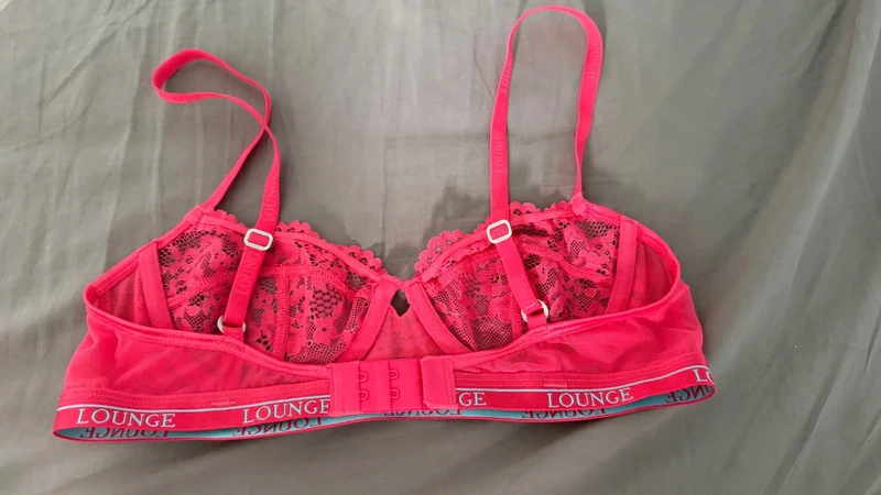 Lounge LOUNGE Spitzen-BH Pink/Rot, Gr. 75B Size 75B