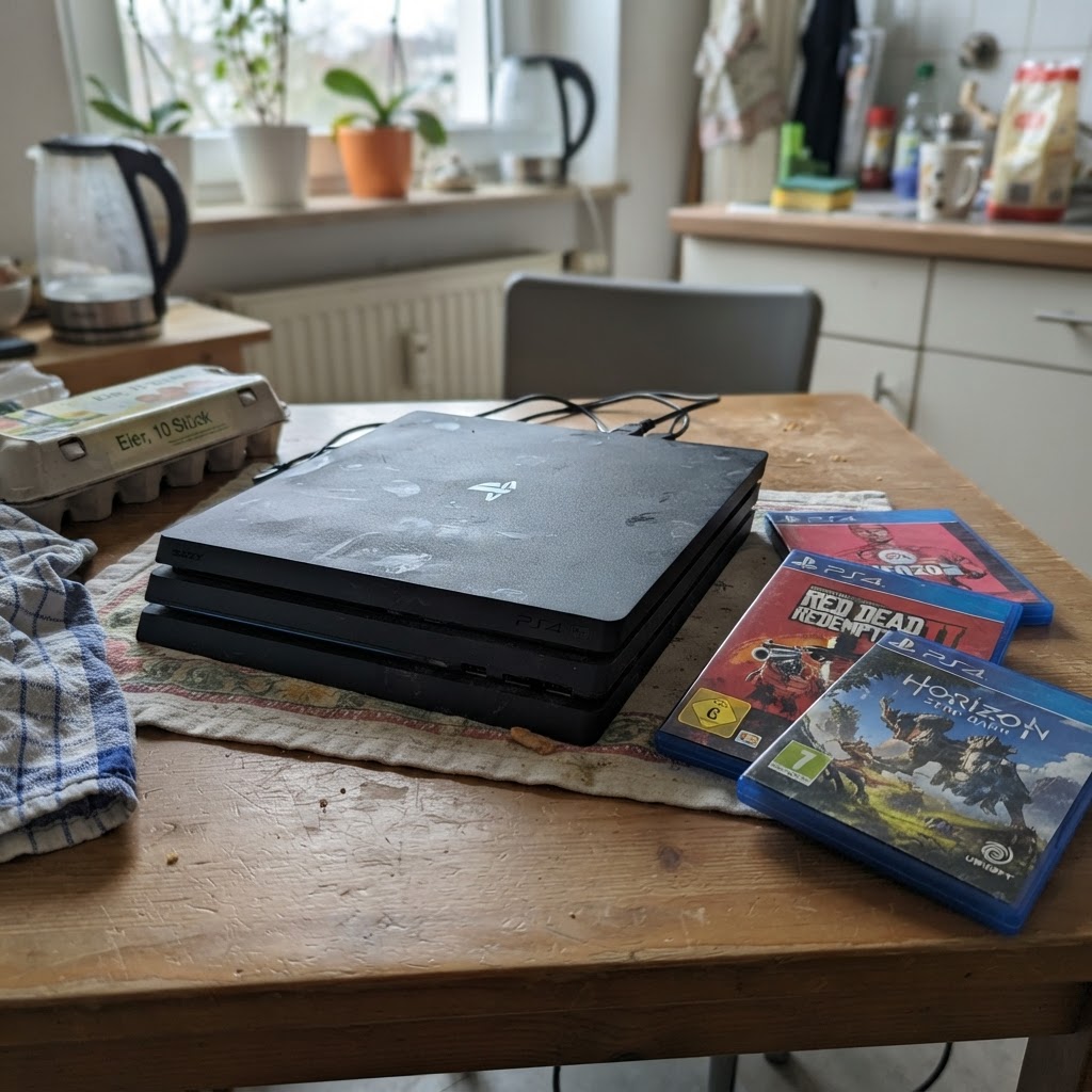 Sony PS4 Pro mit 3 Spielen