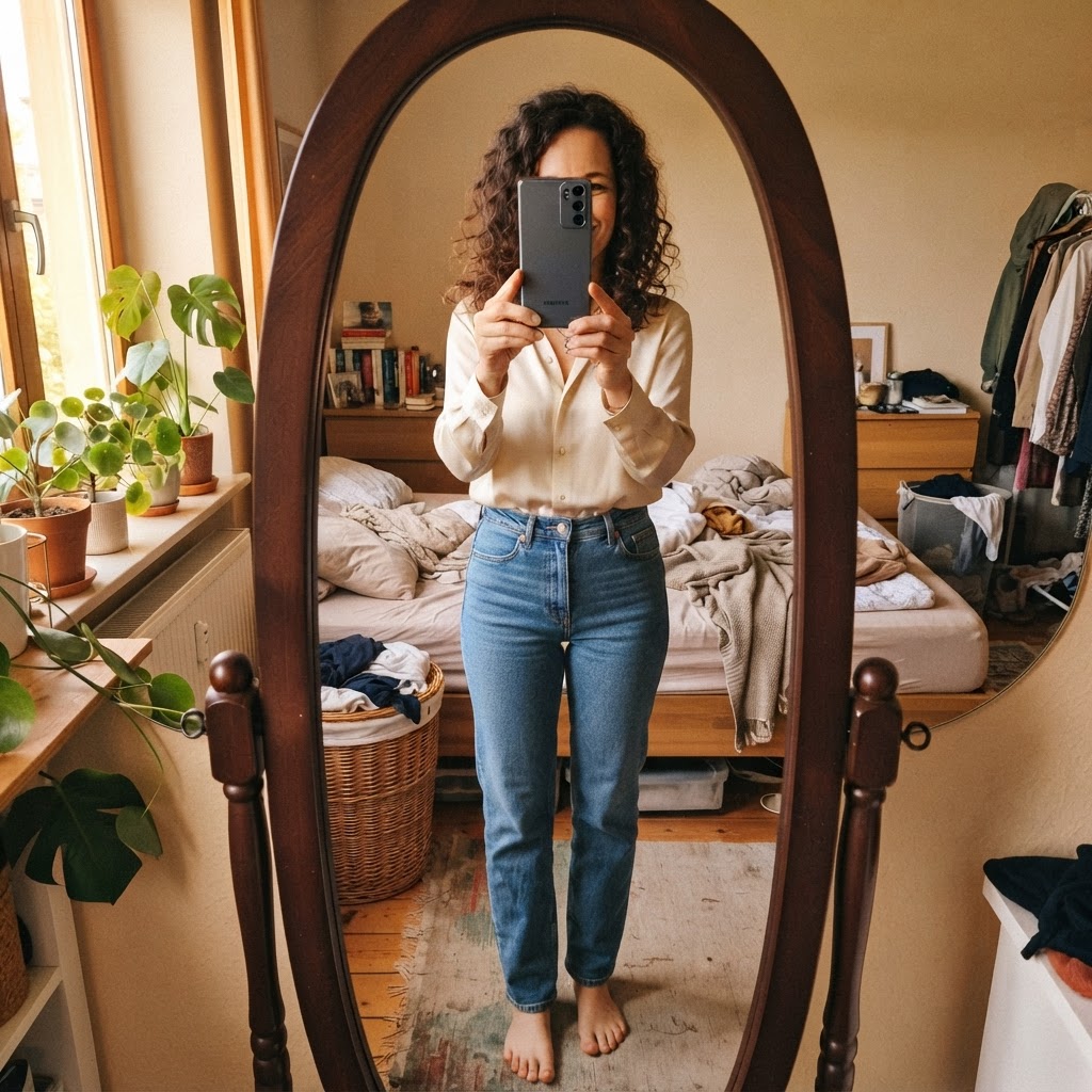 Levi's Straight-Leg Jeans mittelblau Size 40