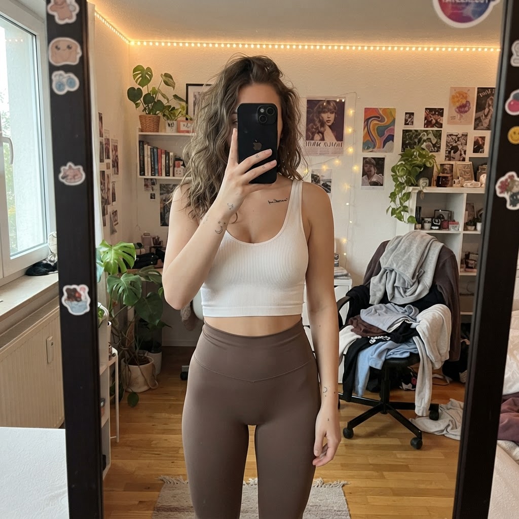 TEVEO TEVEO Leggings mocha Size XS
