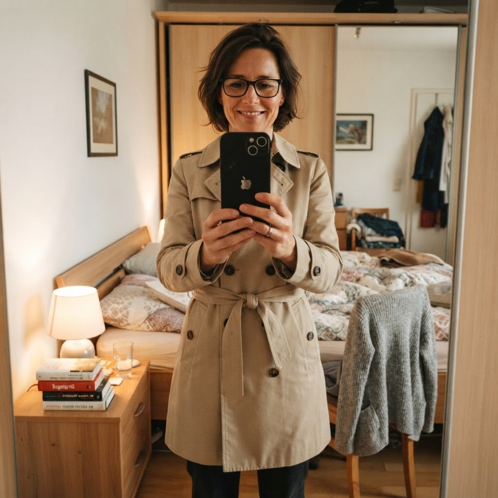 C&A Trenchcoat beige klassisch Size 42