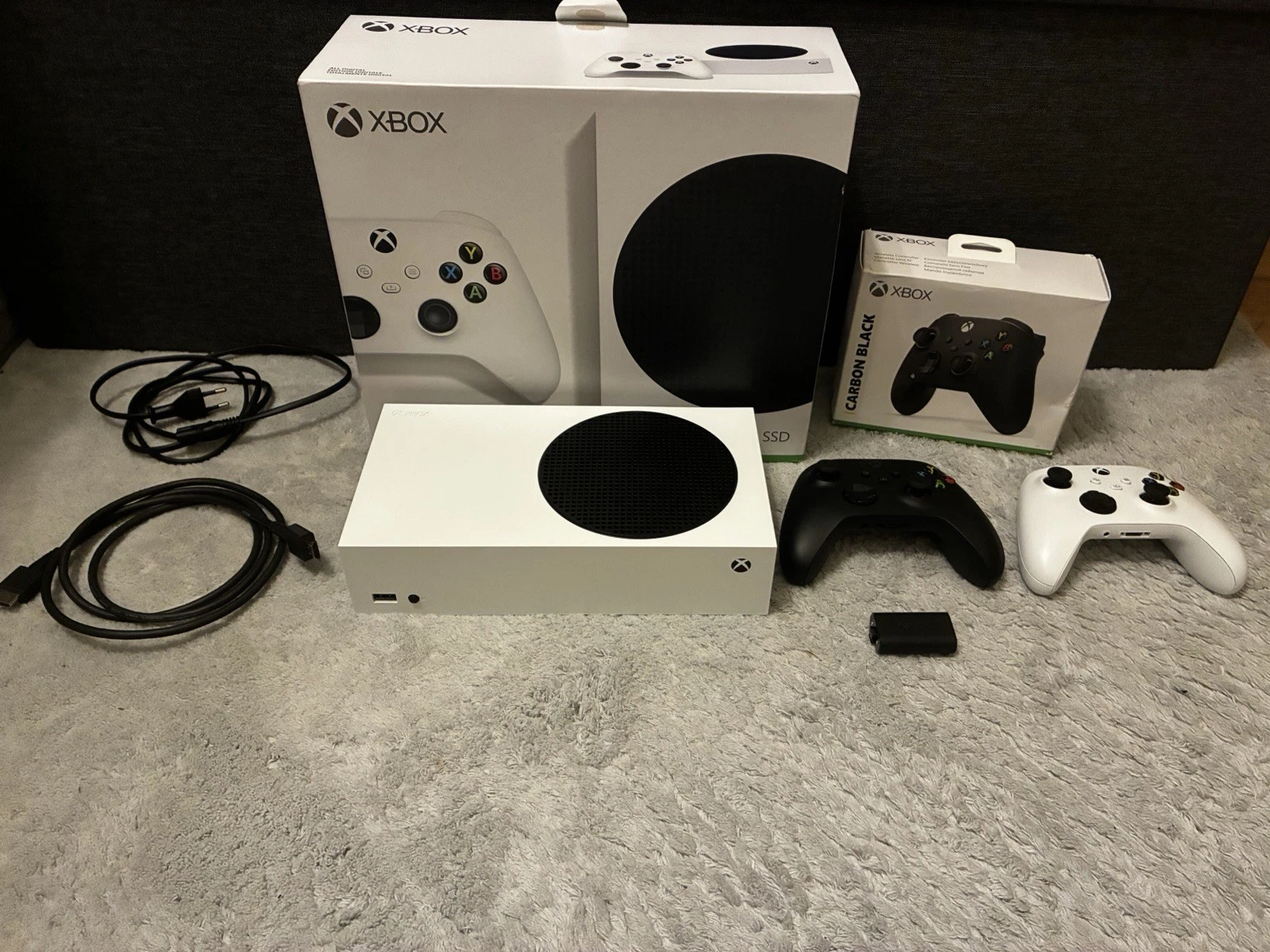 Microsoft Xbox Series S 512 GB Bundle – 2 Controller + Carbon Black OVP