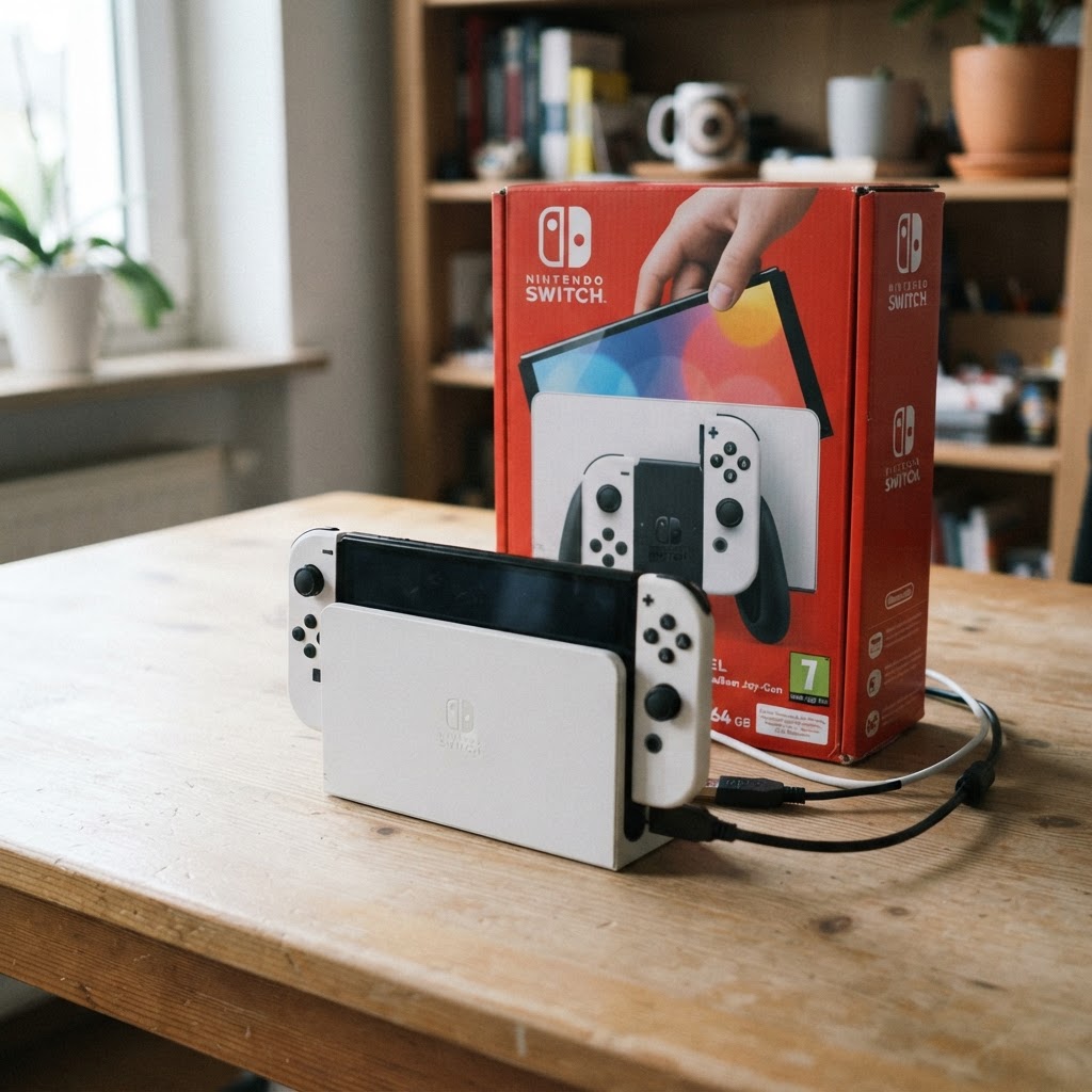 Nintendo Nintendo Switch OLED Weiß mit OVP