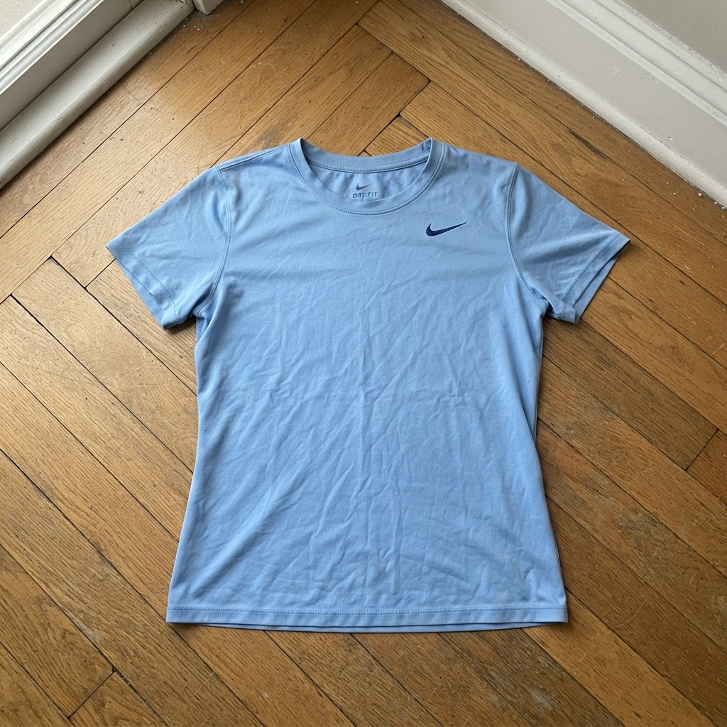 Nike Nike Dri-FIT Trainingsshirt Hellblau Gr. M Size M