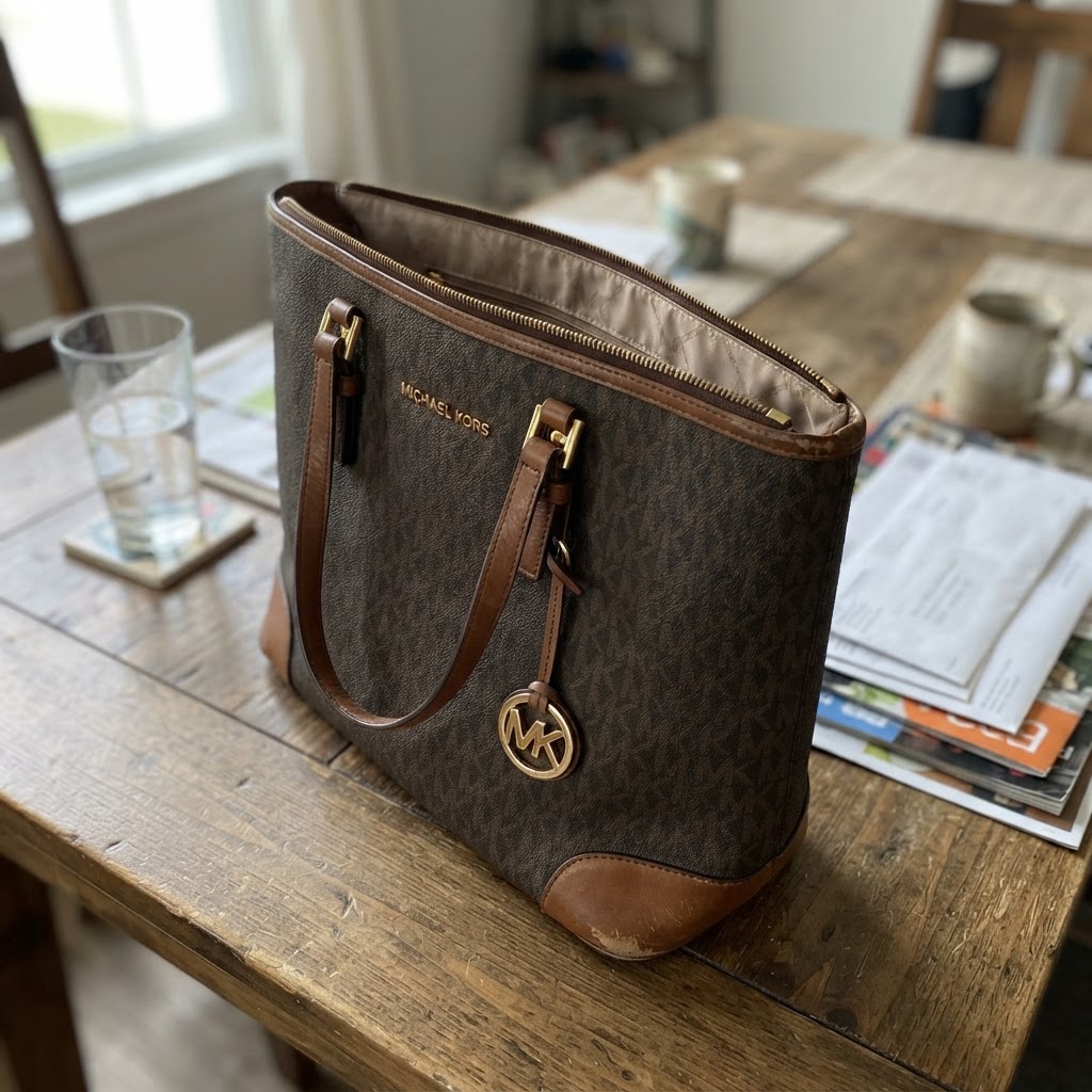 Michael Kors Michael Kors Jet Set Tasche Braun – Original