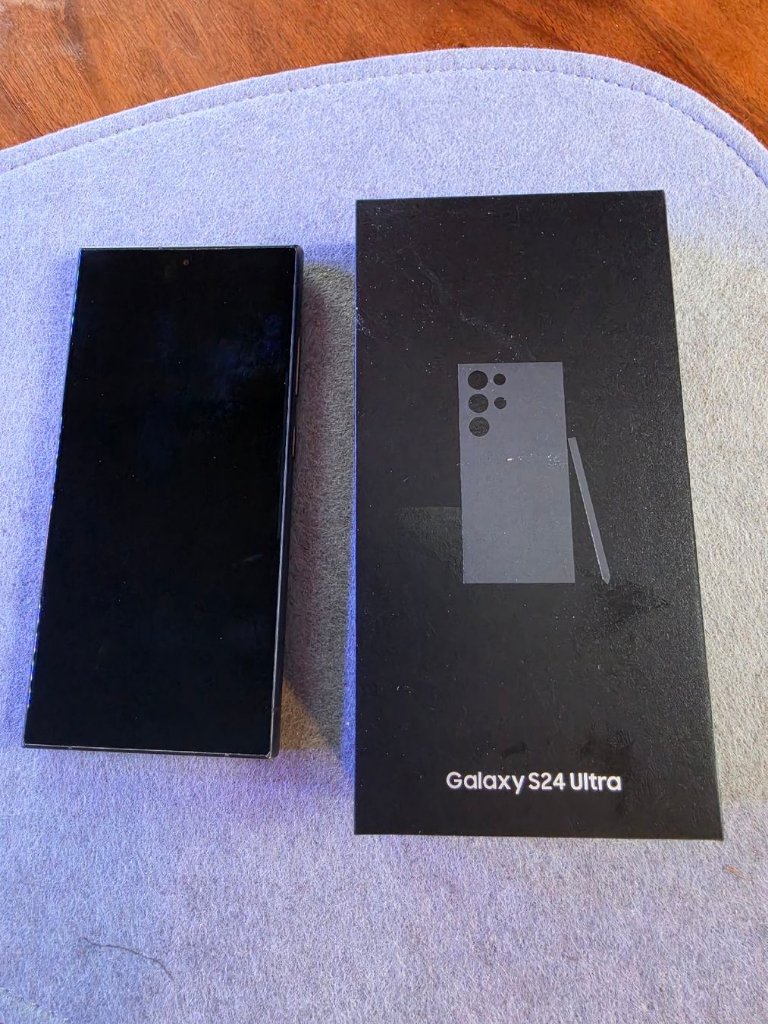 Samsung Samsung Galaxy S24 Ultra 256 GB Titanium Black – mit OVP