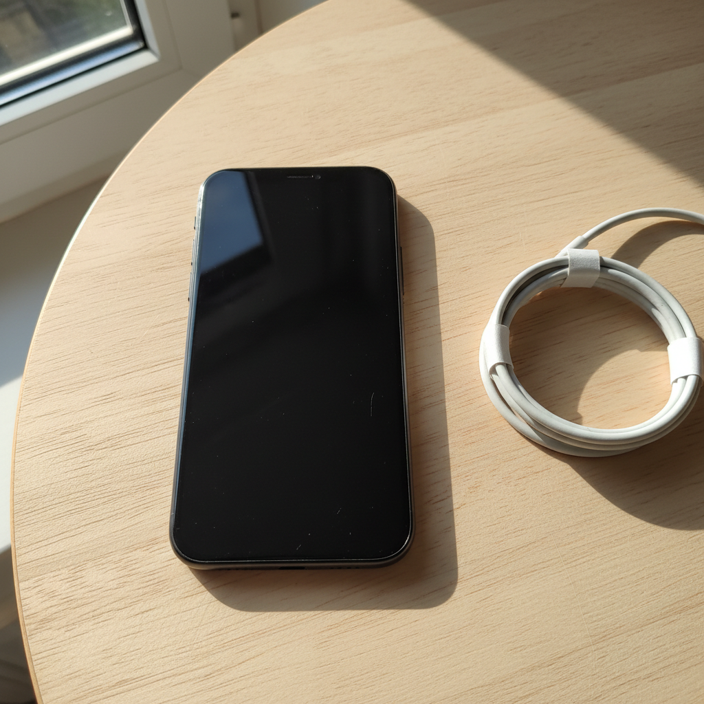 Apple iPhone 12 128GB Schwarz entsimmt