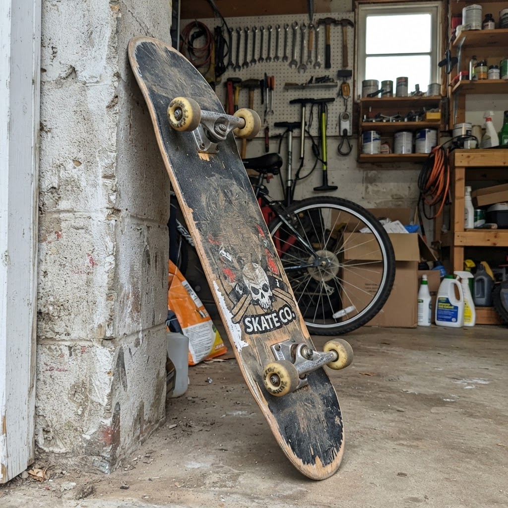 Skateboard Komplett – gefahren, aber fit