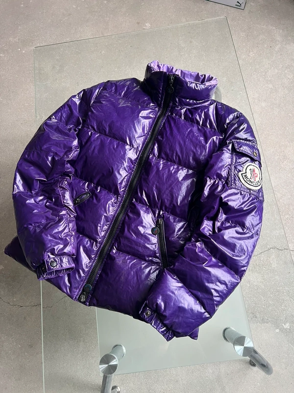 Moncler Moncler Daunenjacke Lila Glänzend Gr. 1 (S) Size S