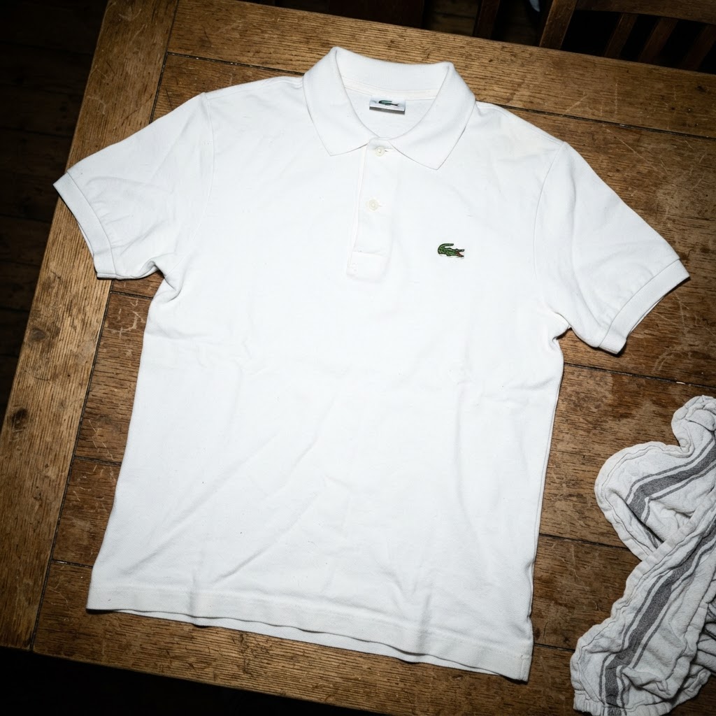 Lacoste Lacoste Poloshirt Weiß Gr. 5 (L) Size L