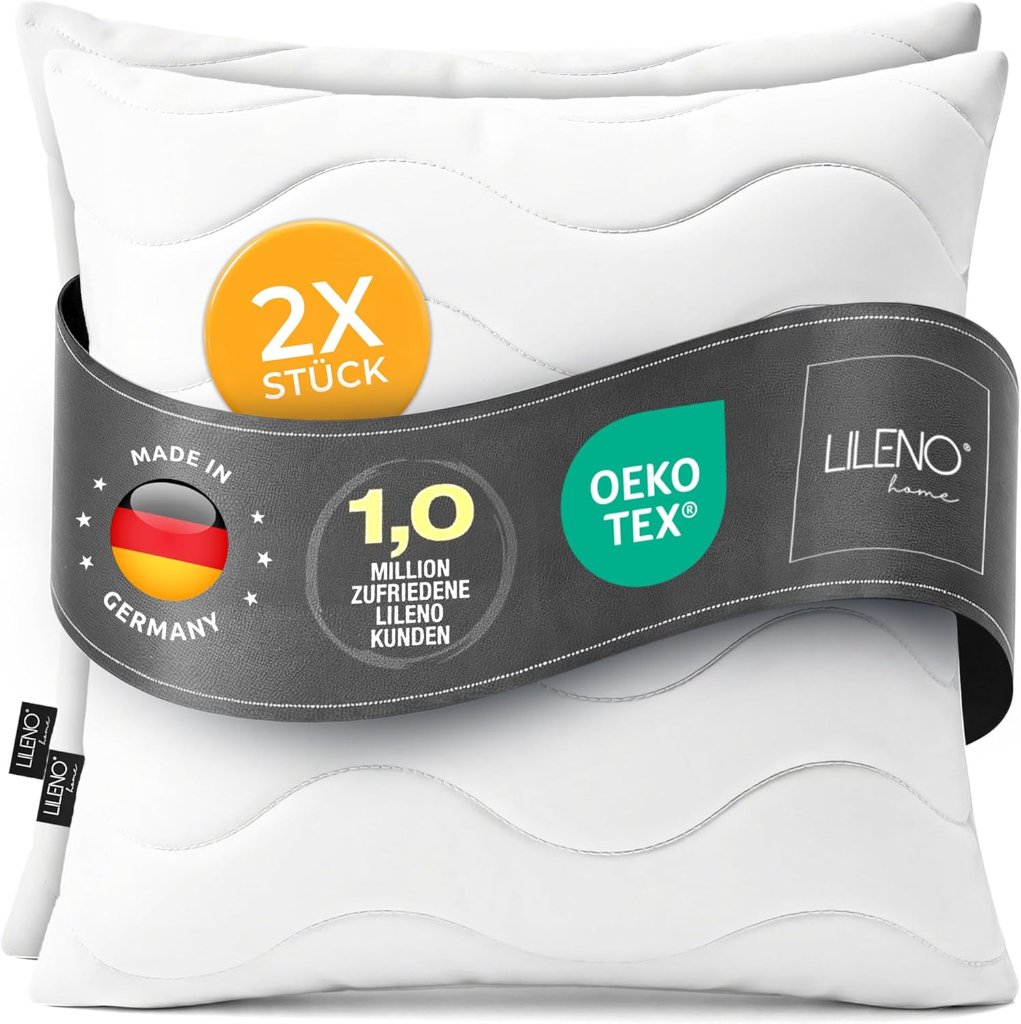 LILENO home LILENO home Füllkissen 50x50 cm, 2er-Pack – formstabil, Öko-Tex