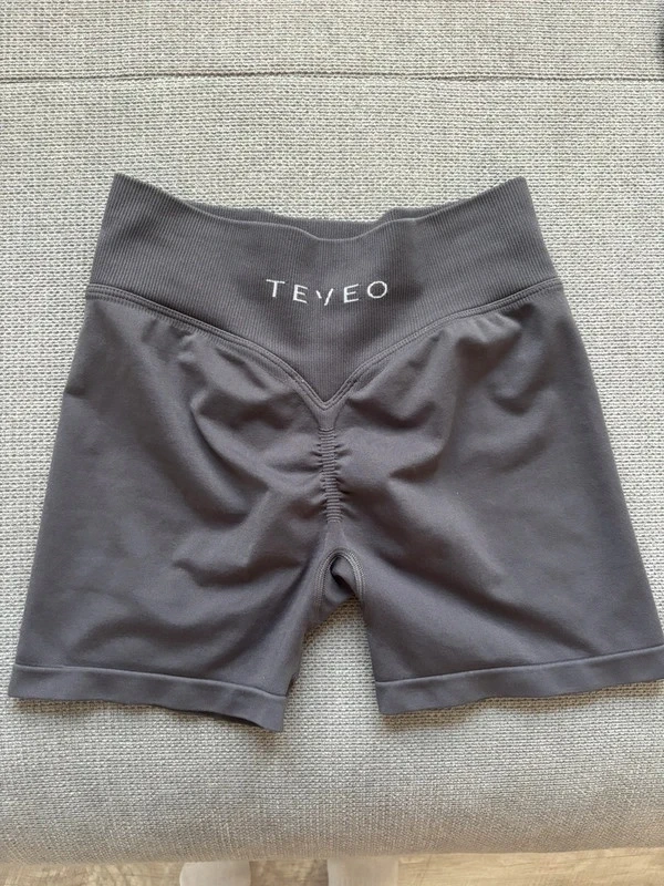 TEVEO TEVEO Scrunch Shorts Grau Gr. S Size S