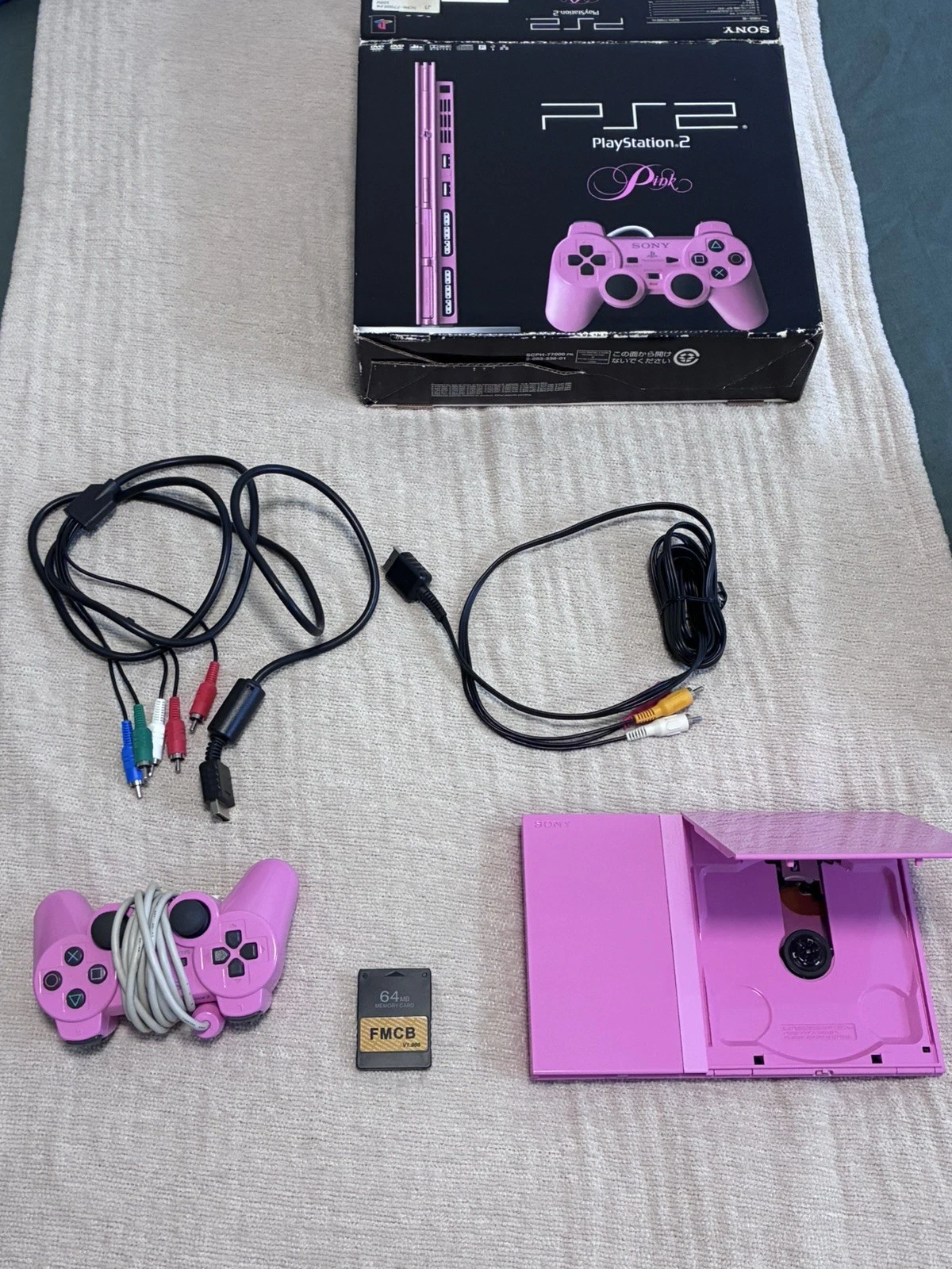 Sony Sony PlayStation 2 Slim PINK Limited Edition – OVP, komplett