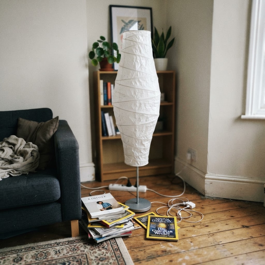 IKEA IKEA Stehlampe mit Papierschirm