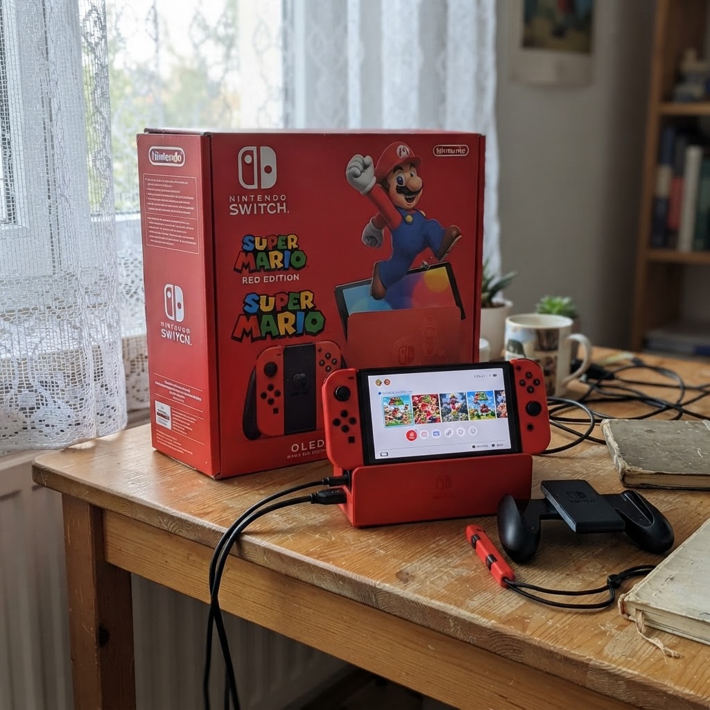 Nintendo Switch OLED Mario Red Edition mit OVP