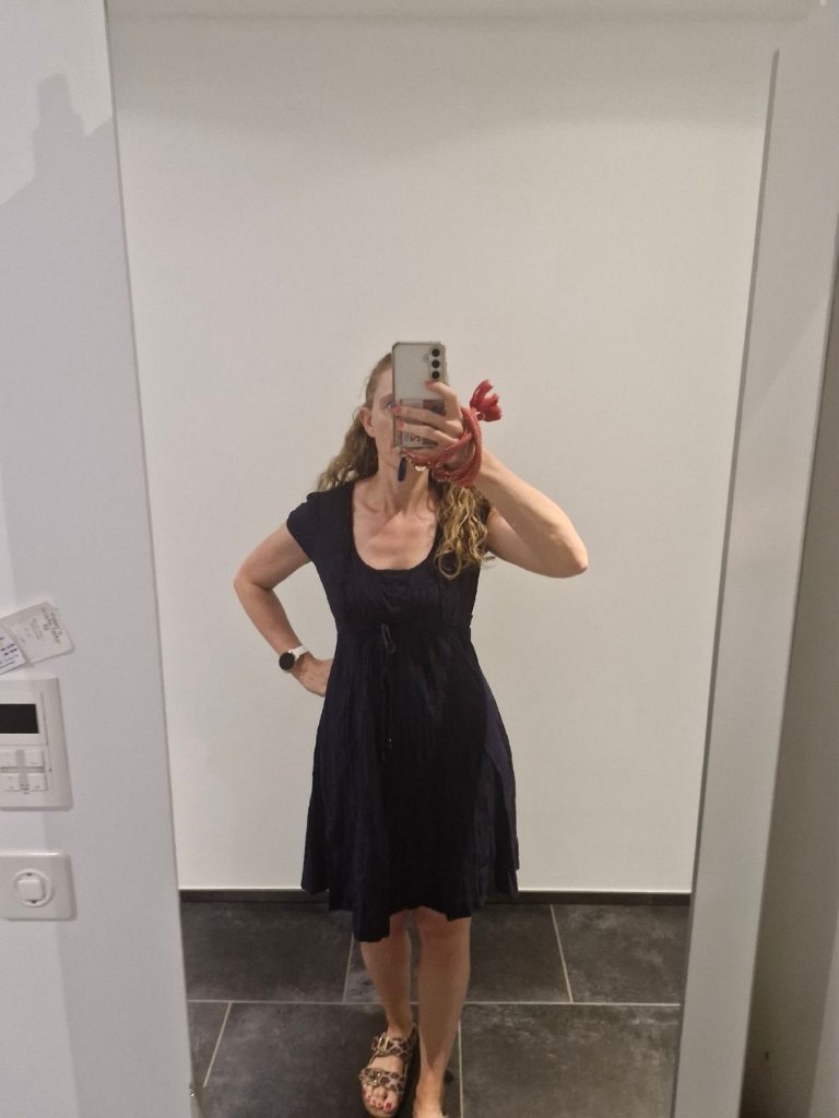EDC by Esprit EDC Sommerkleid dunkelblau Gr. M – Top Zustand Size M
