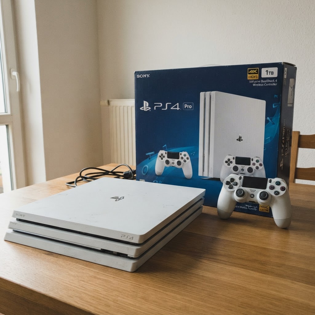 Sony PS4 Pro 1TB Glacier White mit OVP