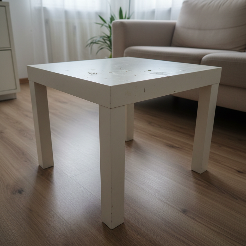 IKEA IKEA Beistelltisch Lack Weiß 55x55cm