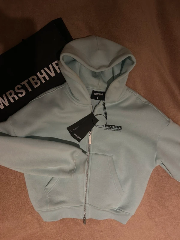 WRSTBHVR WRSTBHVR Zip-Hoodie, Mint, Gr. XS – NEU mit Etikett Size XS