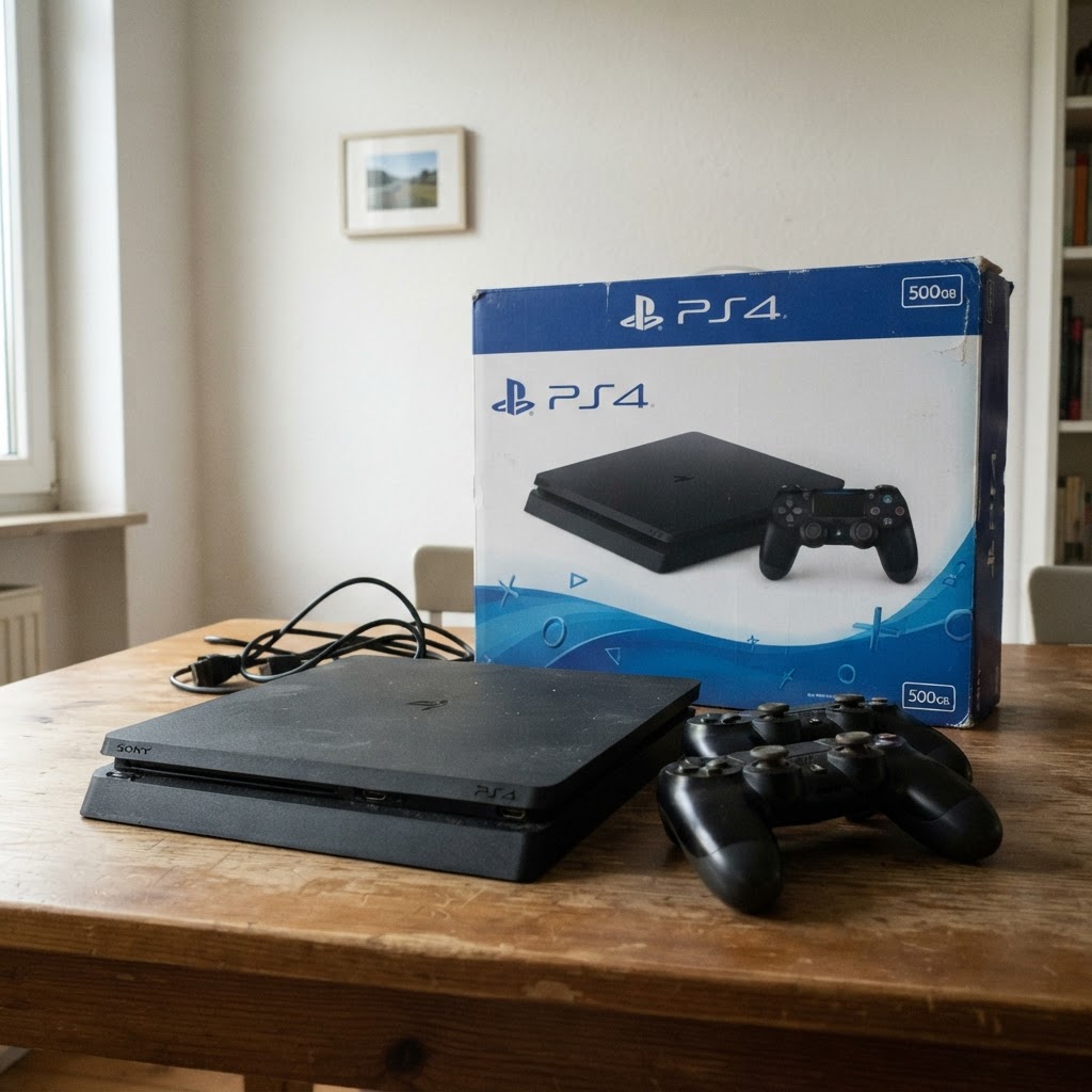Sony PS4 Slim mit OVP und 2 Controllern
