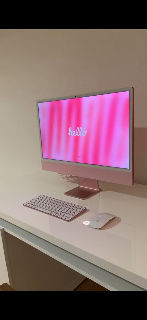 Apple Apple iMac 24" M4 (2024) Rosé – wie neu