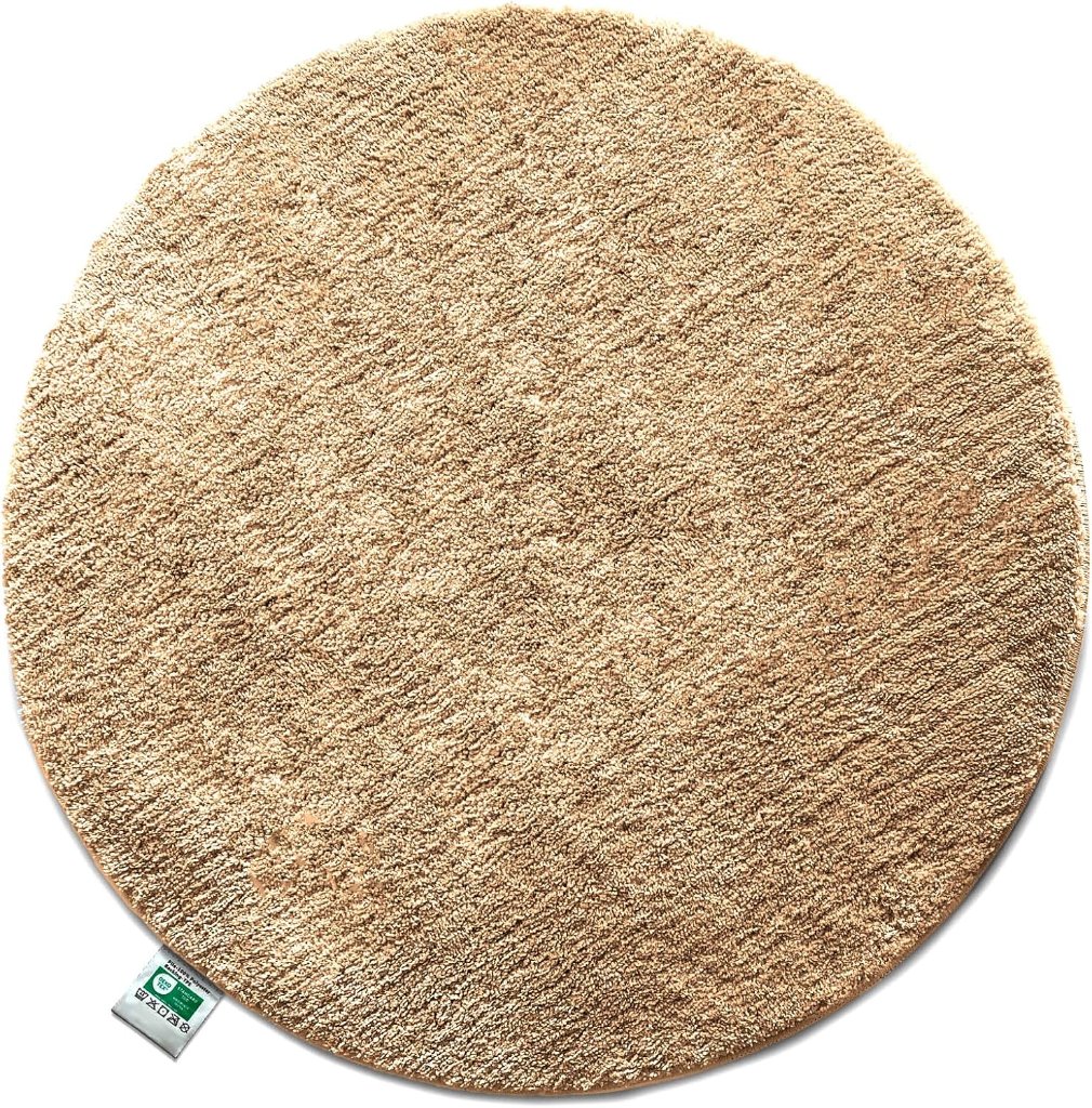 Floordirekt Floordirekt Teppich rund, Beige – extra weicher Flor (30 mm)