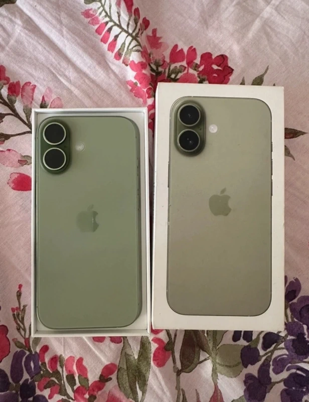 Apple iPhone 16 128 GB – Grün, mit OVP, Akku 86 %