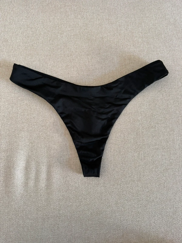 SHEIN Schwarze Bikinihose High-Leg – Gr. S Size S