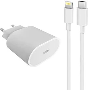 Apple 20W USB-C Ladegerät + Lightning Kabel Bundle, NEU