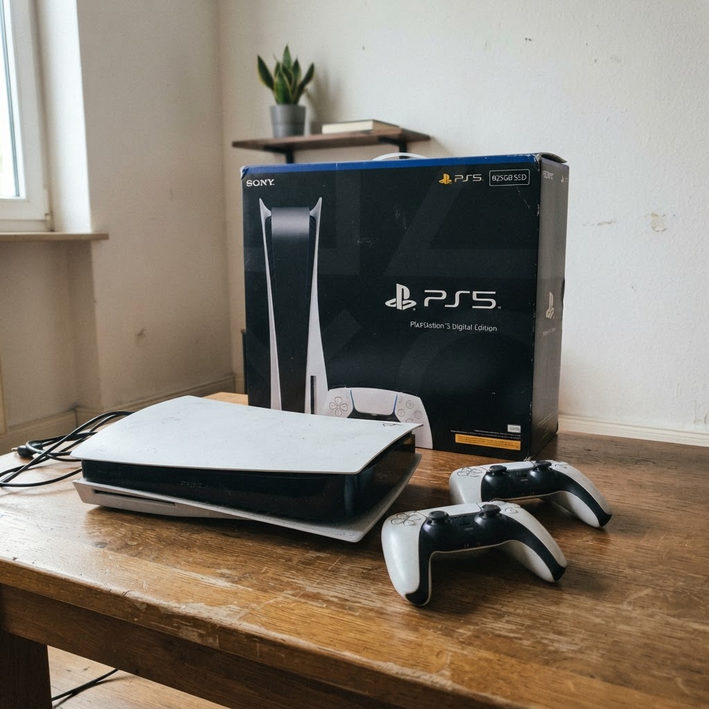 Sony PS5 Digital mit 2 Controllern und OVP