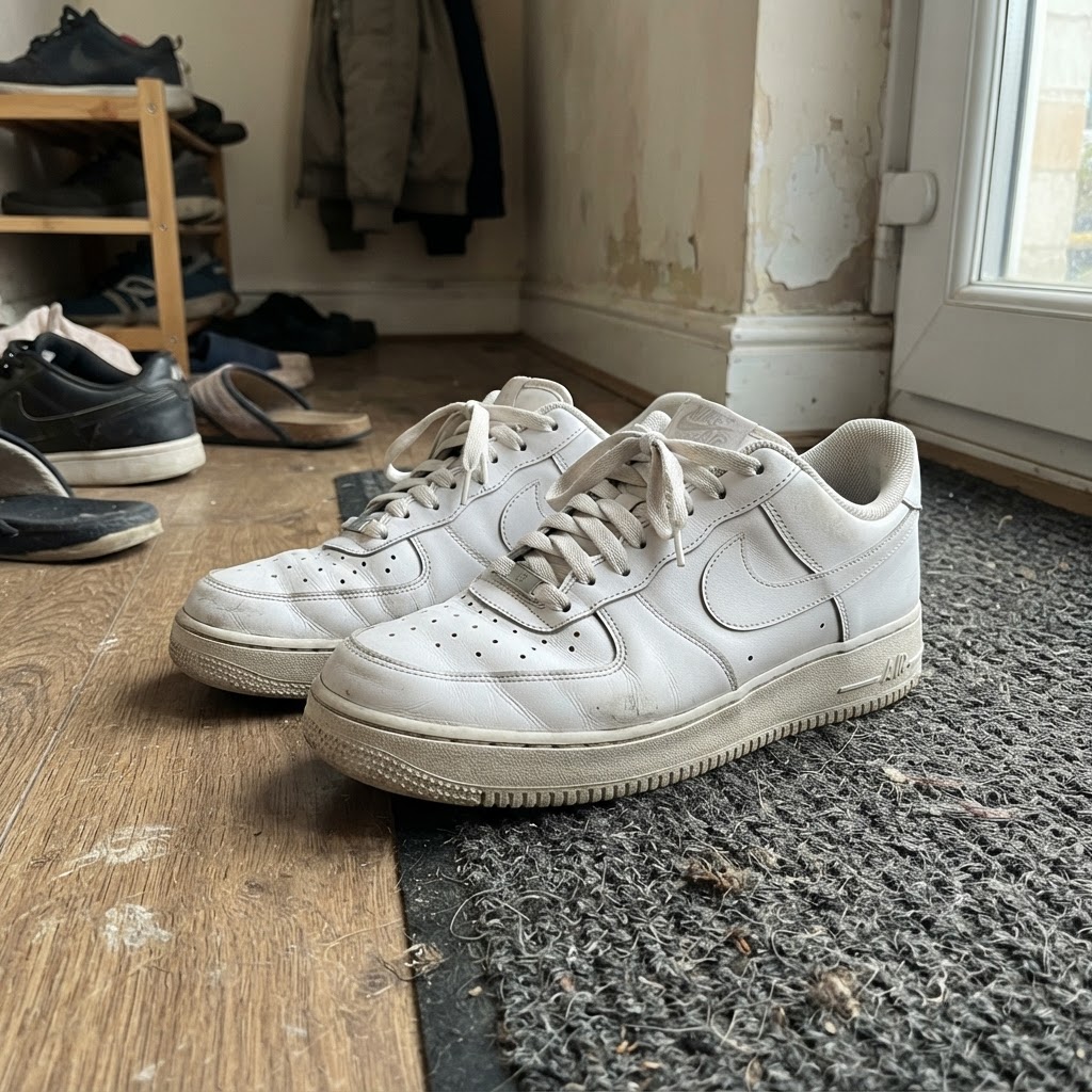 Nike Nike Air Force 1 Weiß Gr. 42 – getragen Size 42