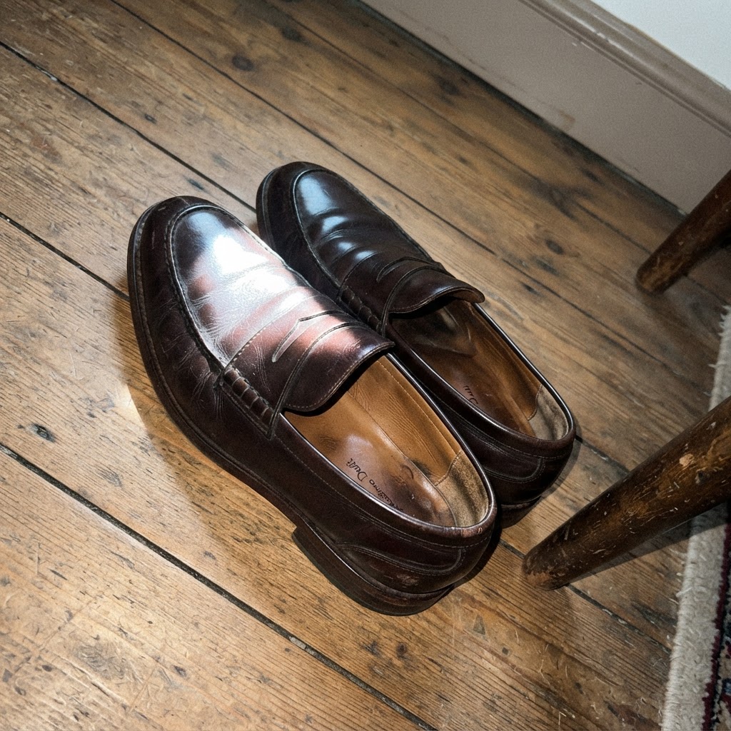 Massimo Dutti Massimo Dutti Leder-Loafer Dunkelbraun Gr. 42 Size 42