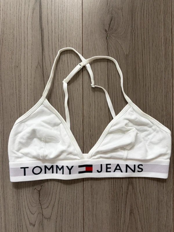 Tommy Hilfiger Tommy Jeans Bralette weiß, Gr. S Size S